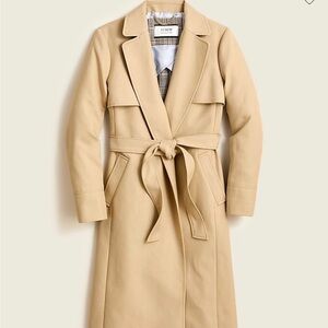 J. Crew Collection Double Faced Plaid Wrap Trench